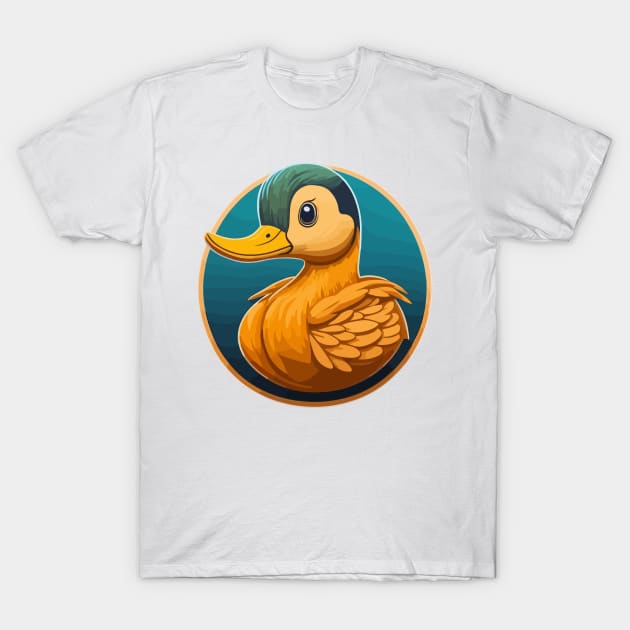 Duck Portrait T-Shirt by SpriteGuy95